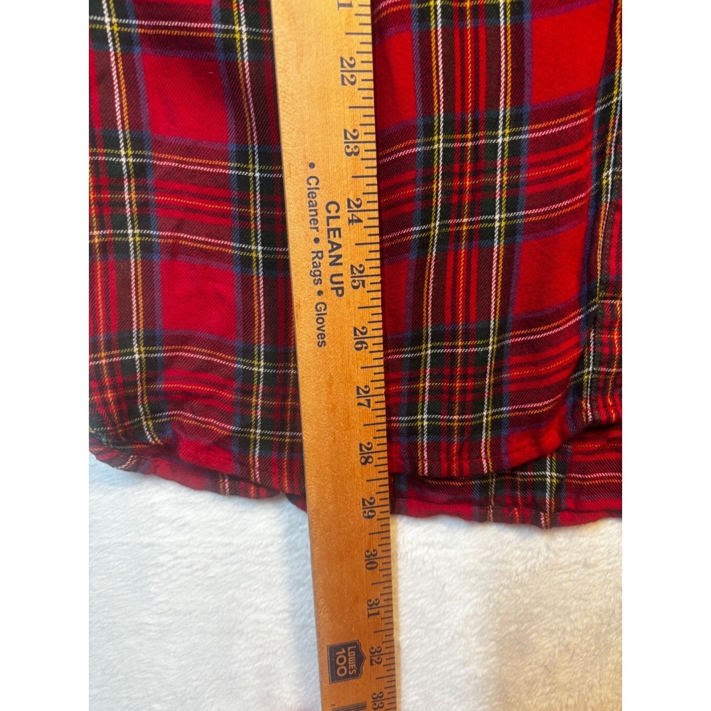 Lauren Ralph Lauren Red Plaid Button-Down Shirt - Picture 5 of 10